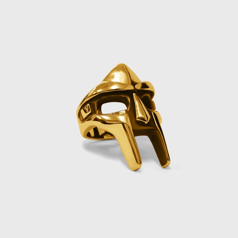 MF DOOM Ring Gold 