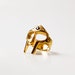 Gold MF DOOM Ring (Blue Stone) 