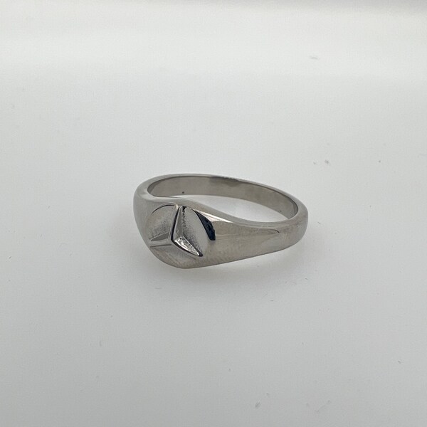 Mercedes Benz Ring Silver