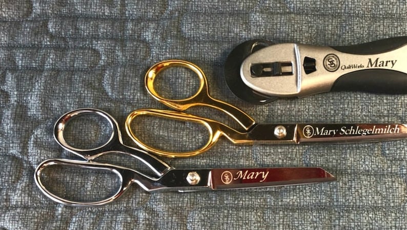 Personalized Engraved Gingher 8 Dressmaker Shears & Rotary Cutters image 4