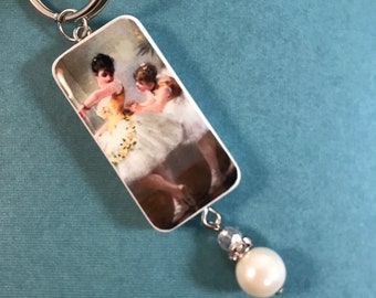 Ballet Zipper Charm- birthstone and initial Ballet Zipper Pull Ballerina Gift Ballet Bag Charm Ballet Zipper Charm Ballet Mom Gift