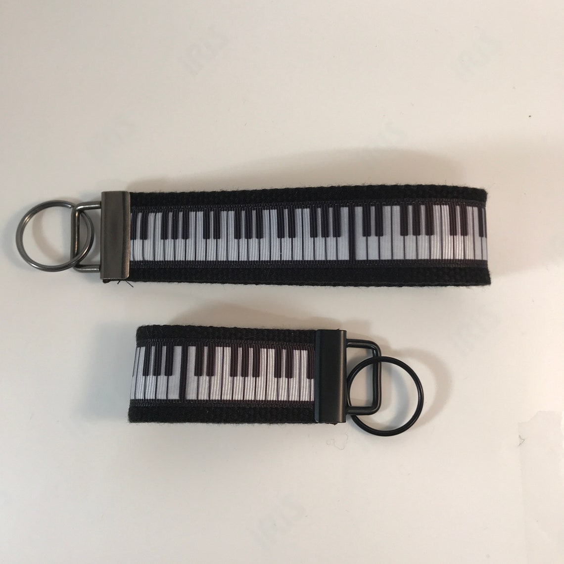 Piano Keyboard Key Fob Wristlet Keychain Keyring Etsy