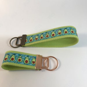 Avocado Key Fob Wristlet Keychain Keyring