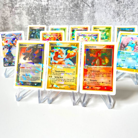 Holographic Pokémon Fantasy Parody Stickers – Waterproof Vinyl Decals, Cute Anime Laptop Stickers, Kawaii Charizard Mew Pikachu Umbreon Gift