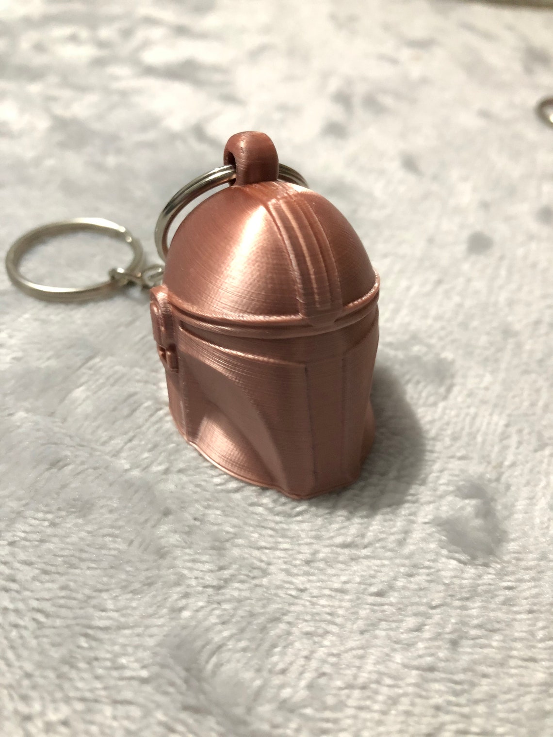 The Mandalorian Mini Helmet Keychain Sci Fi Keychain Etsy