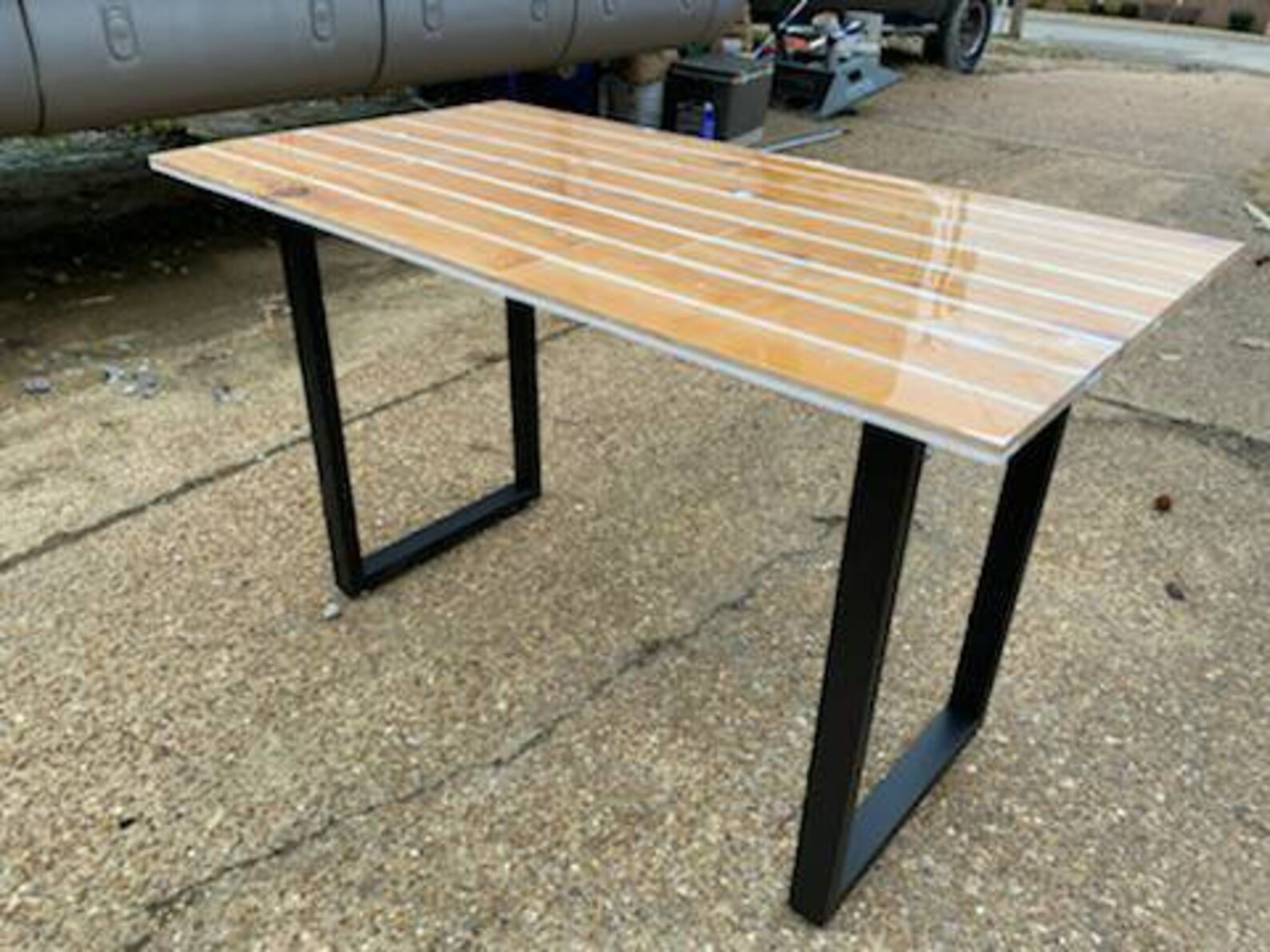 Custom Epoxy Computer and Gaming desks 4' x 2.5' Etsy