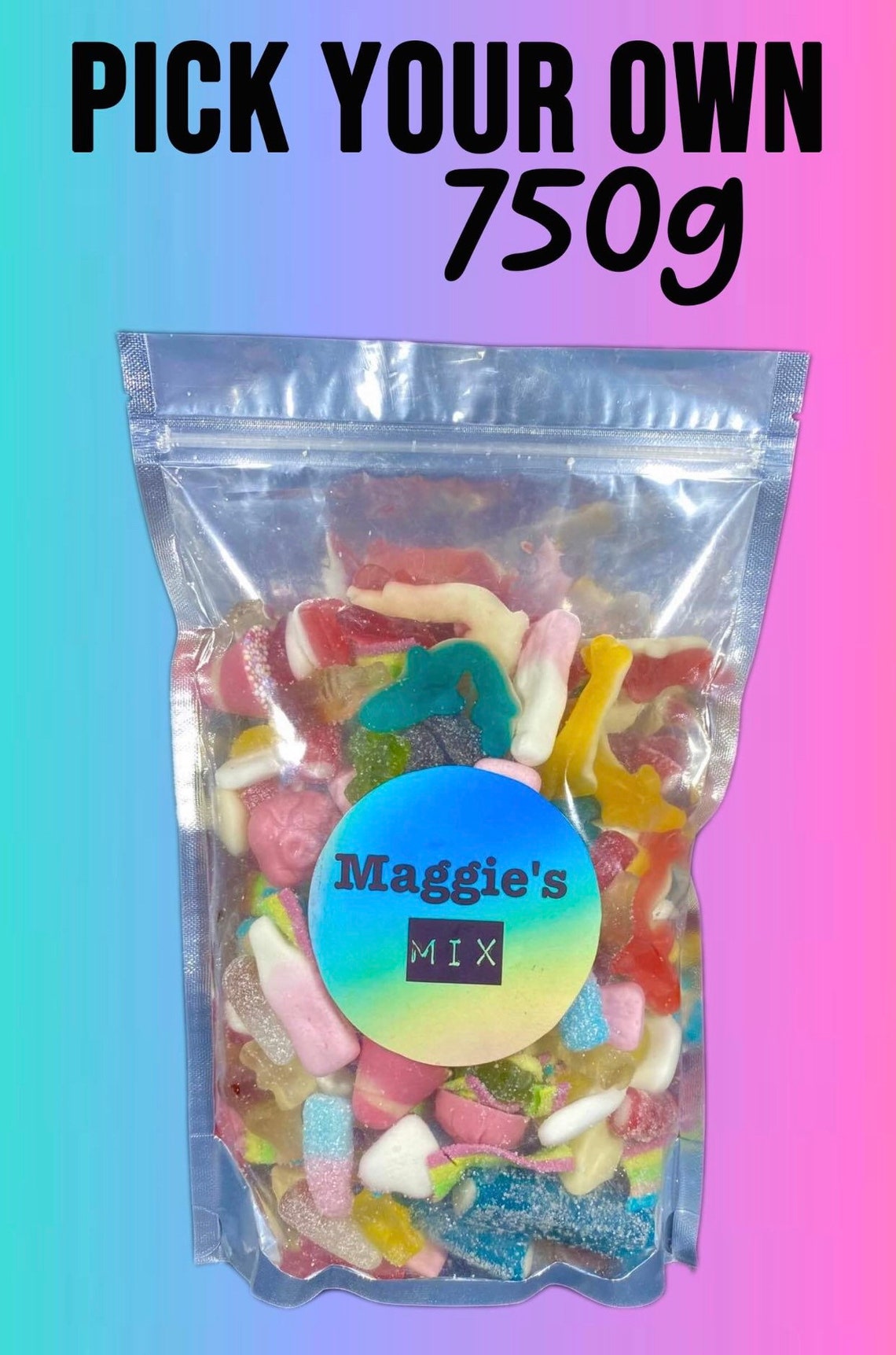 Create your own pick n mix. 3 different sizes 500g 750g 1kg Etsy