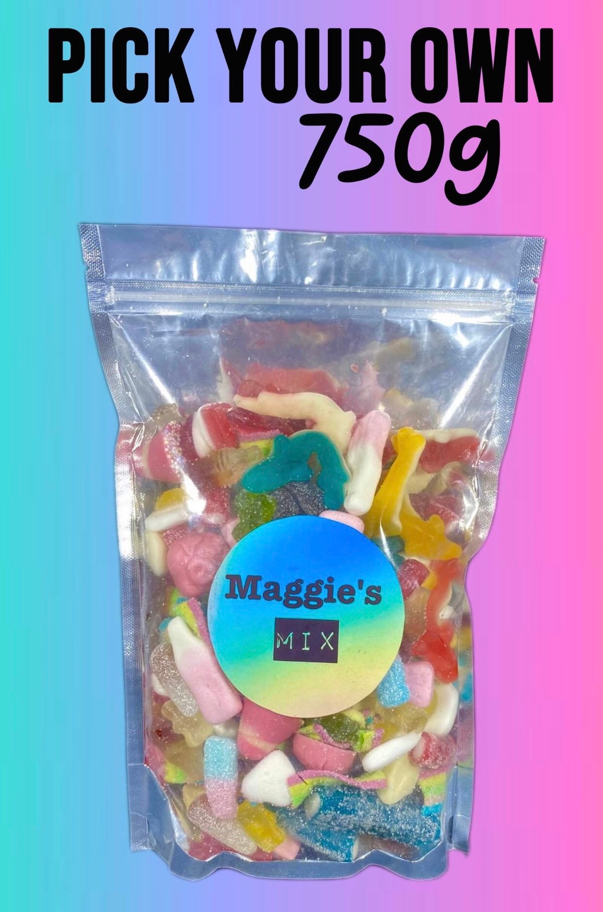 Create your own pick n mix. 3 different sizes 500g 750g 1kg Etsy