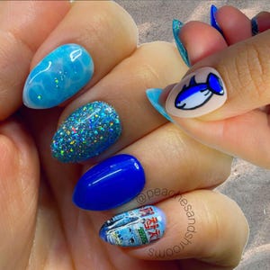 Jin Super Tuna Press on Nails Custom