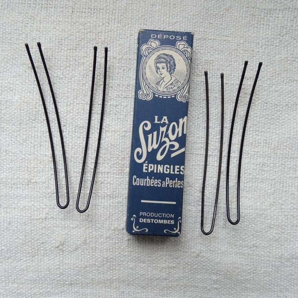 1920s hairpins/4 Vintage metal hair stylers/Anciennes épingles à cheveux/Retro hair stylers/Vintage hairdressing pins/Chignons, up dos, buns