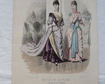 REVUE DE LA MODE 印刷物 1868年 【商品番号①】 il_340x270.5777041873_d9oc.jpg