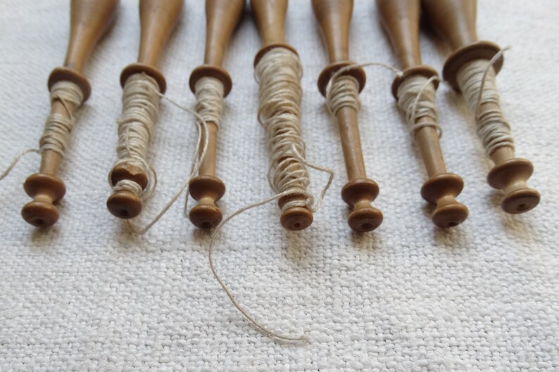 Antique Lace Bobbins/7 Lace Making Bobbins/lace Weights/french Etsy