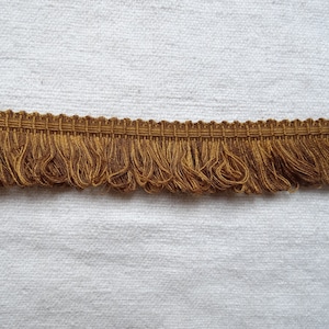 Garniture de rembourrage vintage de 2 mètres / Embellissement de rideau / Garniture d’abat-jour / passementerie Français / Tresse de tissu / gimp vintage / Galon de meubles. 2M