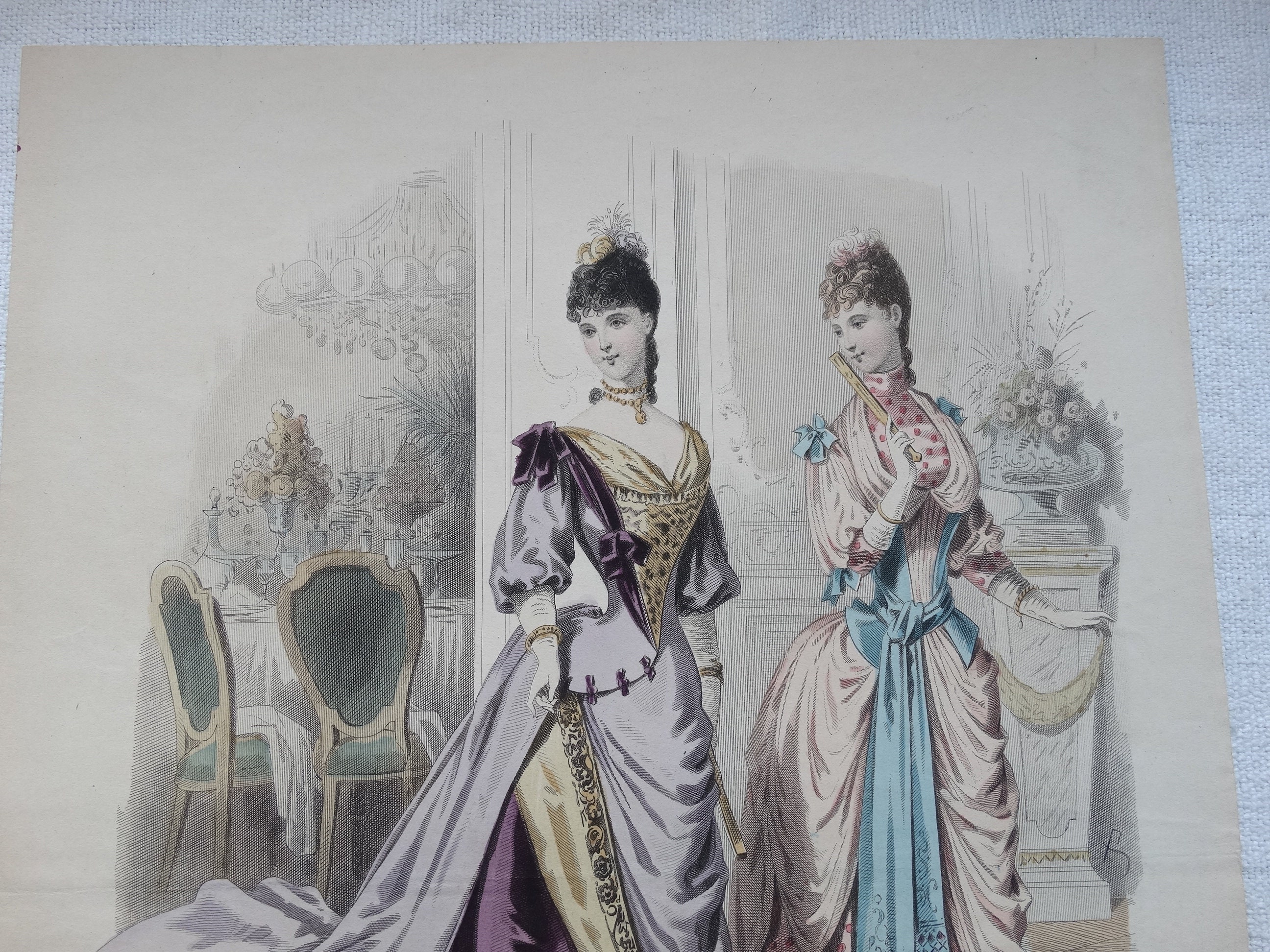 REVUE DE LA MODE 印刷物 1868年 【商品番号①】 il_fullxfull.5728961474_q5vo.jpg