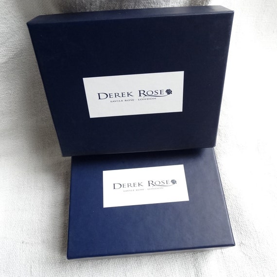 Vintage Derek Rose handkerchiefs/2 as new, boxed … - image 7
