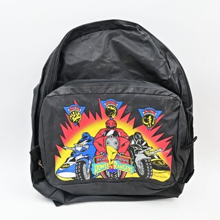 Zaino Power Rangers Legends Never Die 40,6 Cm - Mighty Morphin, Vintage, Con Tasche, Per Scuola E Tempo Libero
