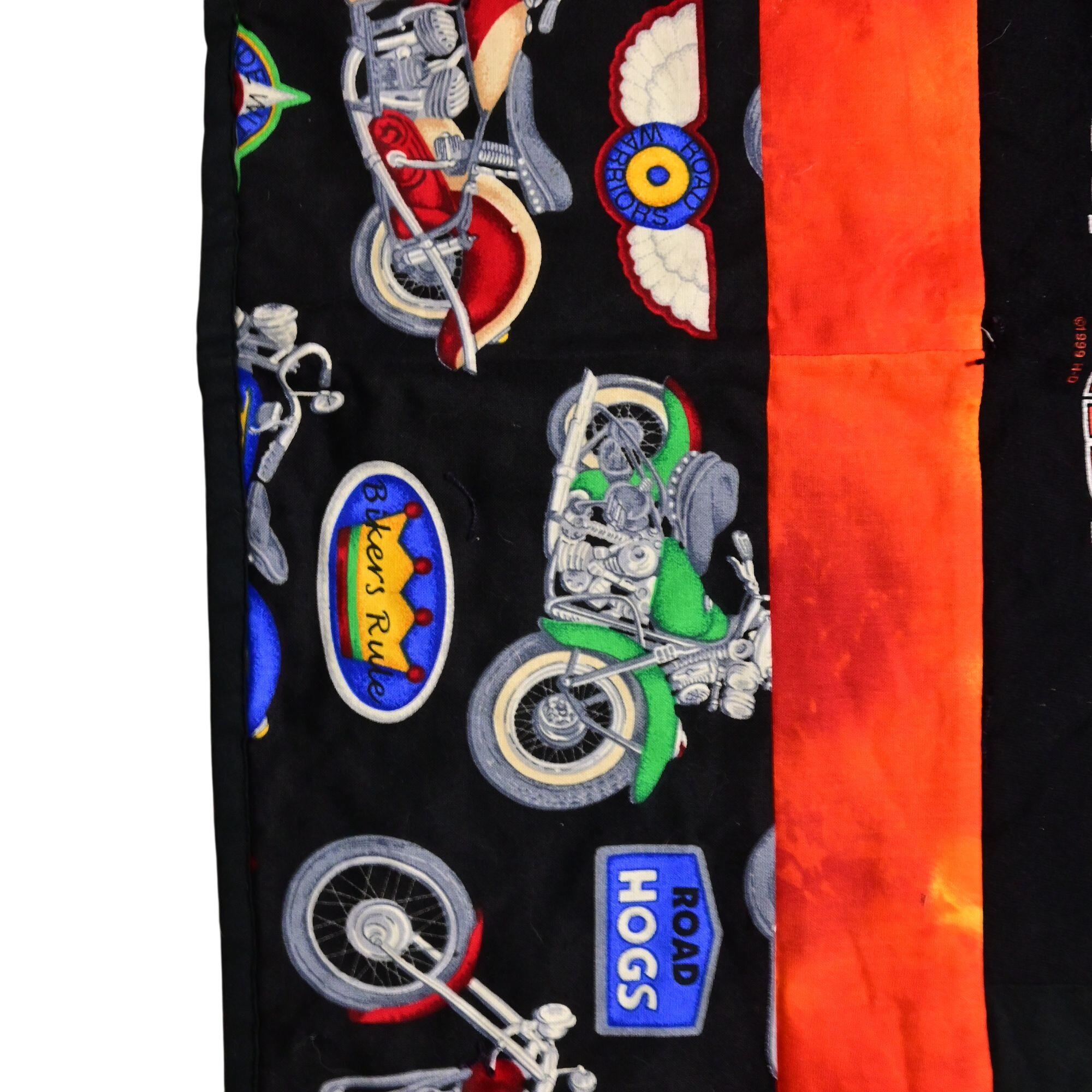 Hand Quilted Harley Davidson & Arizona Bike Week Tee Shirt Blanket
