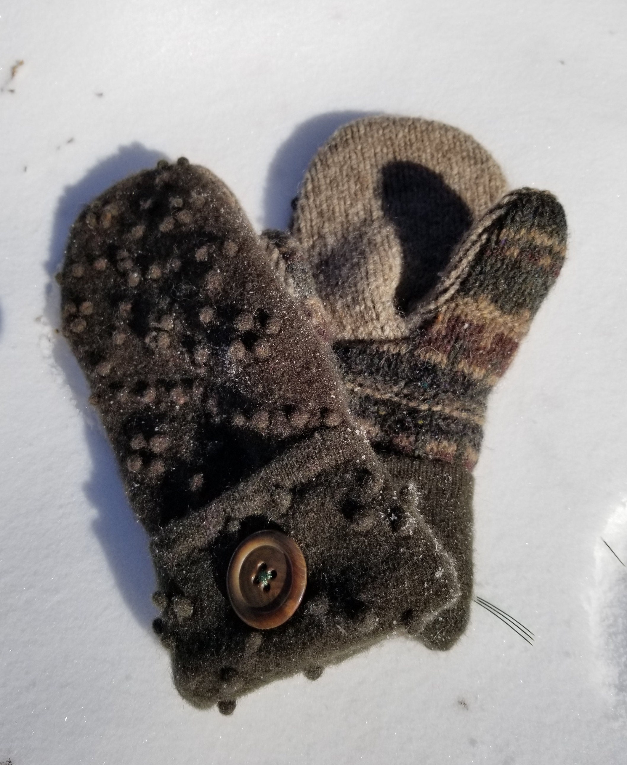 Felted sweater shop mittens