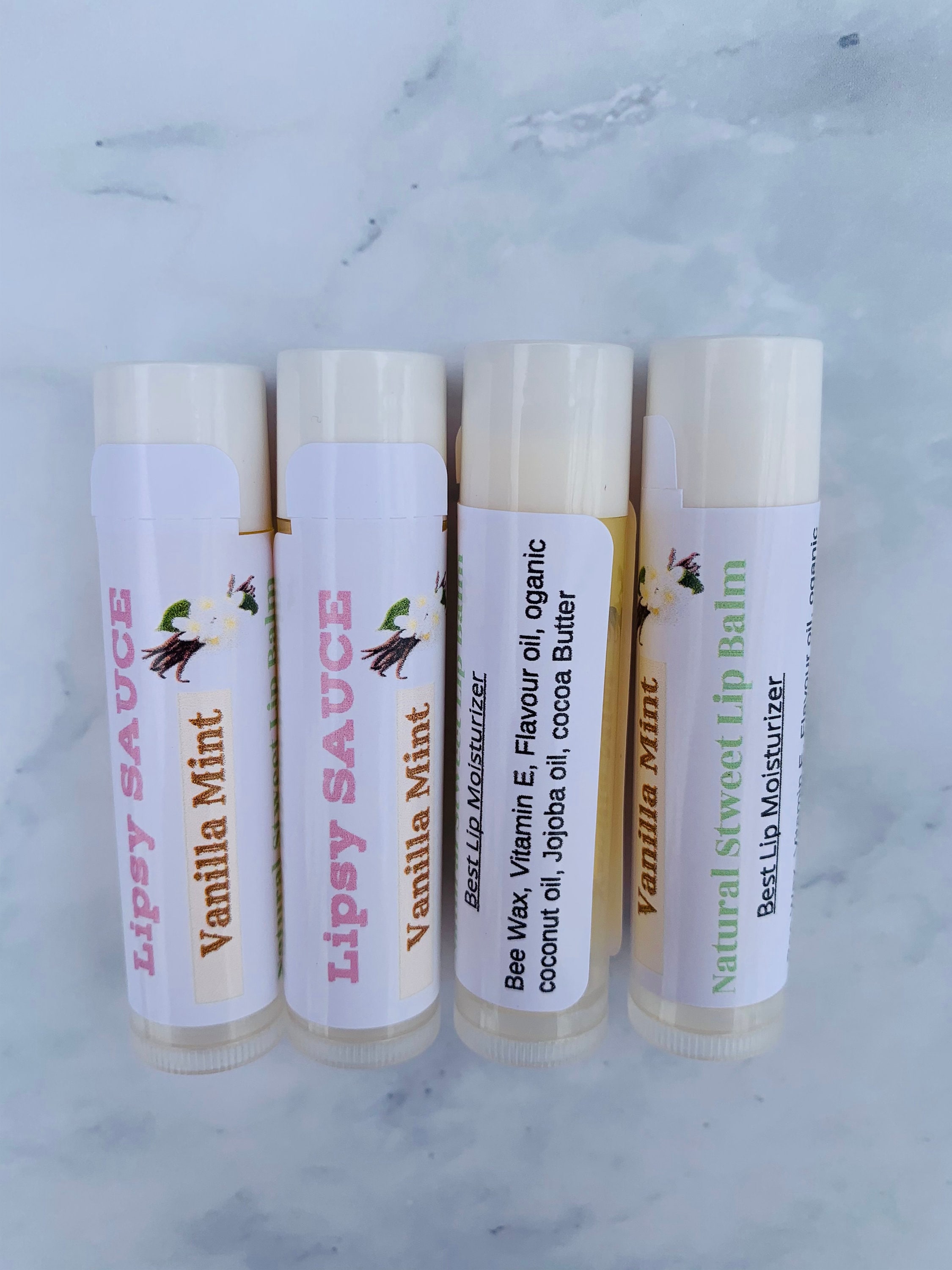 6 packs Lip balm 2 in 1 flavor and Taste Lip Etsy