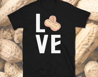 Erdnuss Liebhaber, Erdnuss Shirt, Erdnuss Geschenk, Erdnuss Butter, Garten Shirt, Homestead Shirt, Permakultur Shirt, Kurzärmeliges Unisex T-Shirt