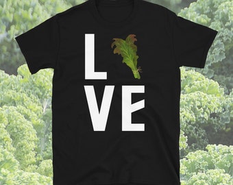 Kale Lover, Kale Shirt, Kale Gift, Green Juice, Gardening Shirt, Homestead Shirt, Permaculture Shirt, Short-Sleeve Unisex T-Shirt