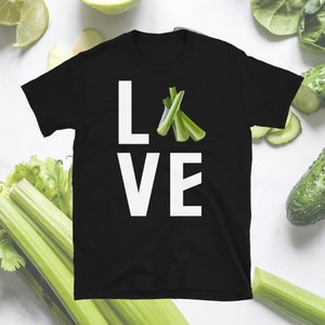 Celery Lover, Celery Gift, Celery Shirt, Celery Juice, Vegan Shirt, Garden Shirt, Homestead Shirt, Vegan Gift, Short-Sleeve Unisex T-Shirt