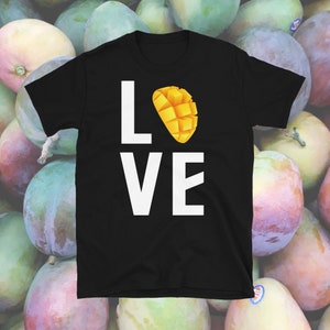 Mango Lover, Vegan Shirt, Vegan Gift, Mango Gift, Permaculture Shirt, Food Forest Shirt, Fruit Lover Shirt, Short-Sleeve Unisex T-Shirt