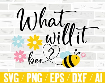 What Will It Bee Svg Etsy