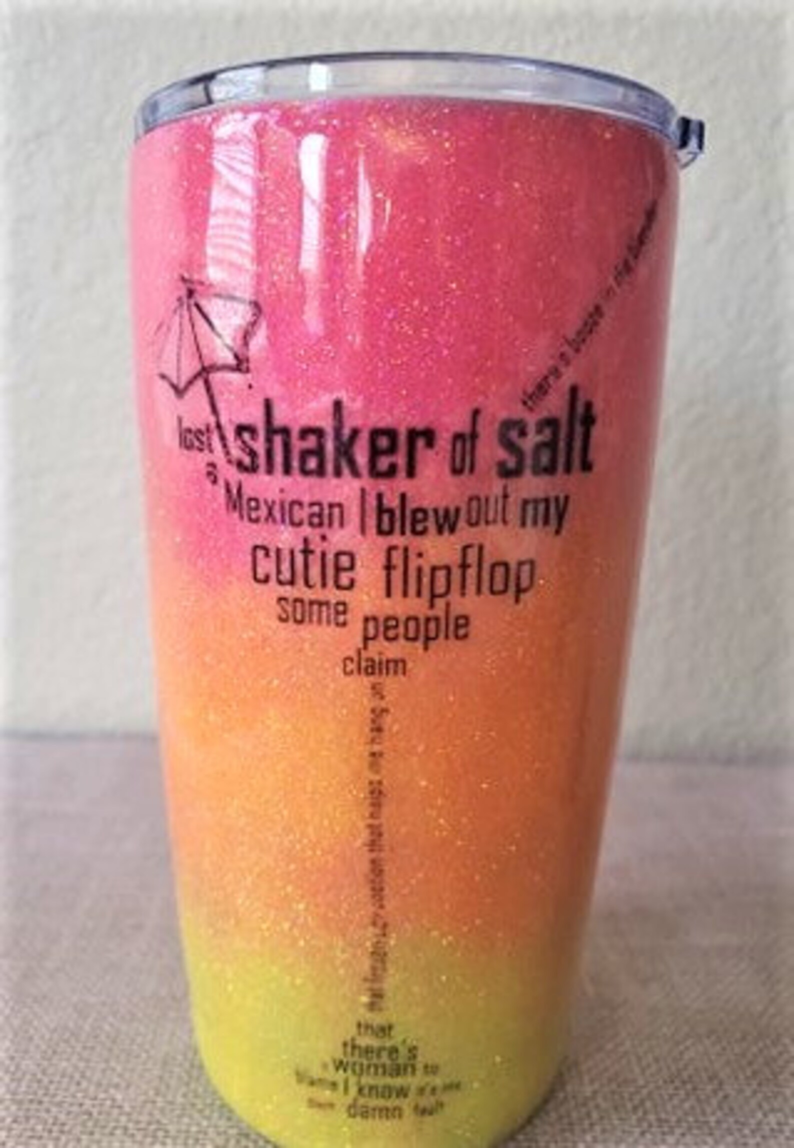 Lost shaker of salt Margaritaville Tumbler Etsy