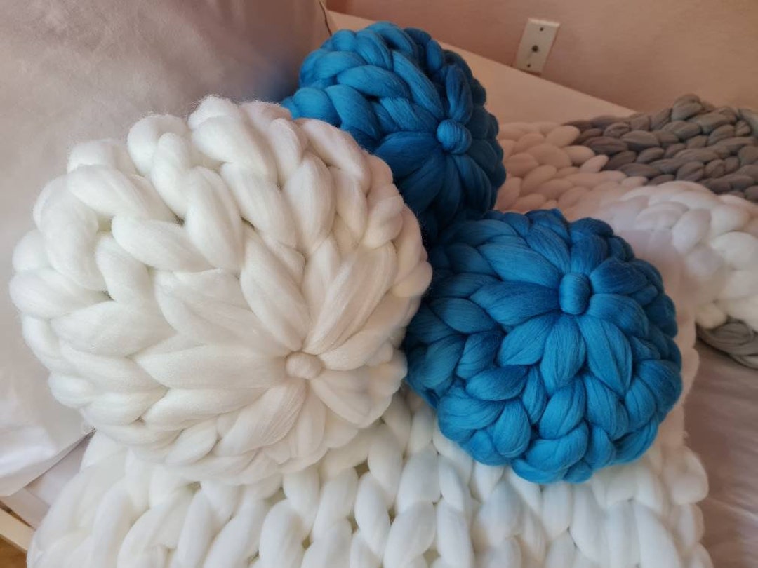 Merino Wool Throw Pillows Etsy