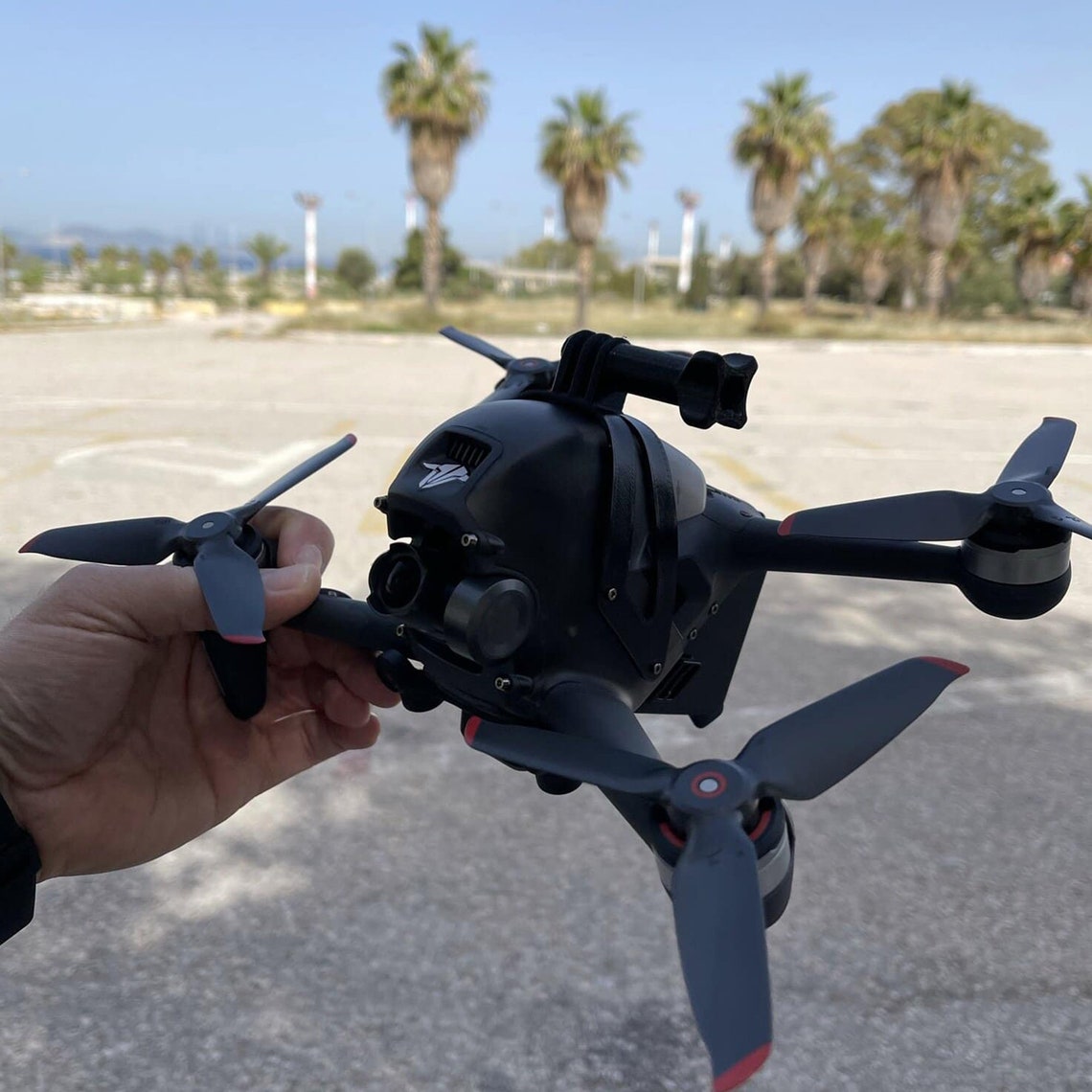 DJI Fpv Drone Universal Go Pro Camera Mount Etsy