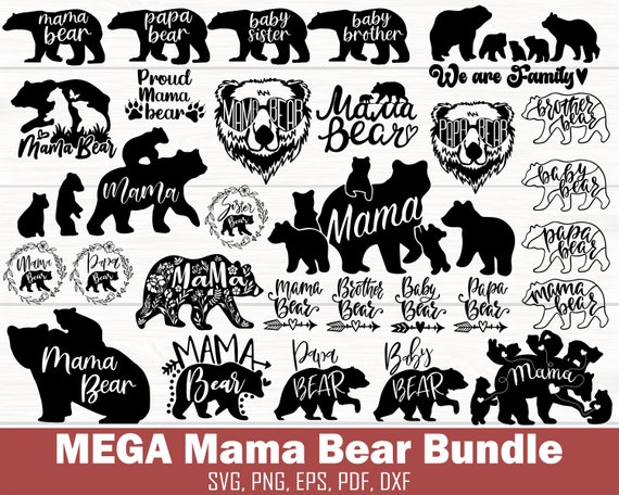 150+ Mama Bear Svg Png, Bear Mama Svg, Mama Baby Bear Svg, Mom Life Svg, Mother's Day Svg, Mom Svg Files, Mom Sayings Svg, Bear Clipart
