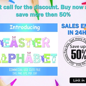 Bunny Ear Letter SVG, Glowforge Easter SVG, Easter Bunny Monogram ...