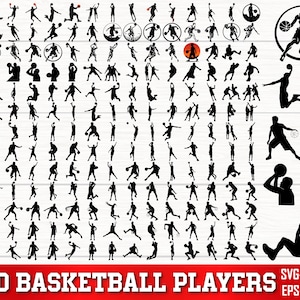 Basketball SVG Bundle, Basketball PNG Bundle, Basketball Clipart, Basketball Silhouette, Basketball SVG geschnitten Dateien für Cricut, Team Shirt