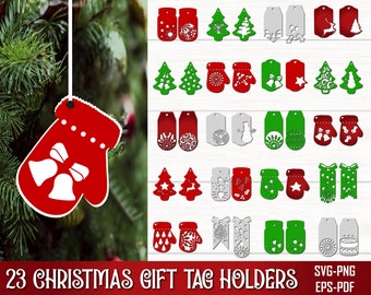 Christmas Tag SVG, Christmas Gift Tags Svg, Christmas Ornament SVG, Gift Tag svg, Gift Tags Cricut, Christmas Gift Label, Holiday Gift Tag