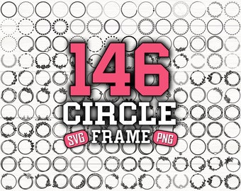 Wreath Svg Bundle, Floral Wreath Svg Bundle, Circle Frame Svg Bundle, Laurel Wreath Svg, Floral Svg, Flower Wreath Svg, Botunical Wreath Svg
