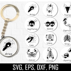 Sternzeichen SVG, Halloween Zeichen Svg, Horoskop Bundle Svg, Sternzeichen Bündel Svg, Astrologisches Bündel Svg, Astrologie Zeichen Svg, Geburtszeichen png