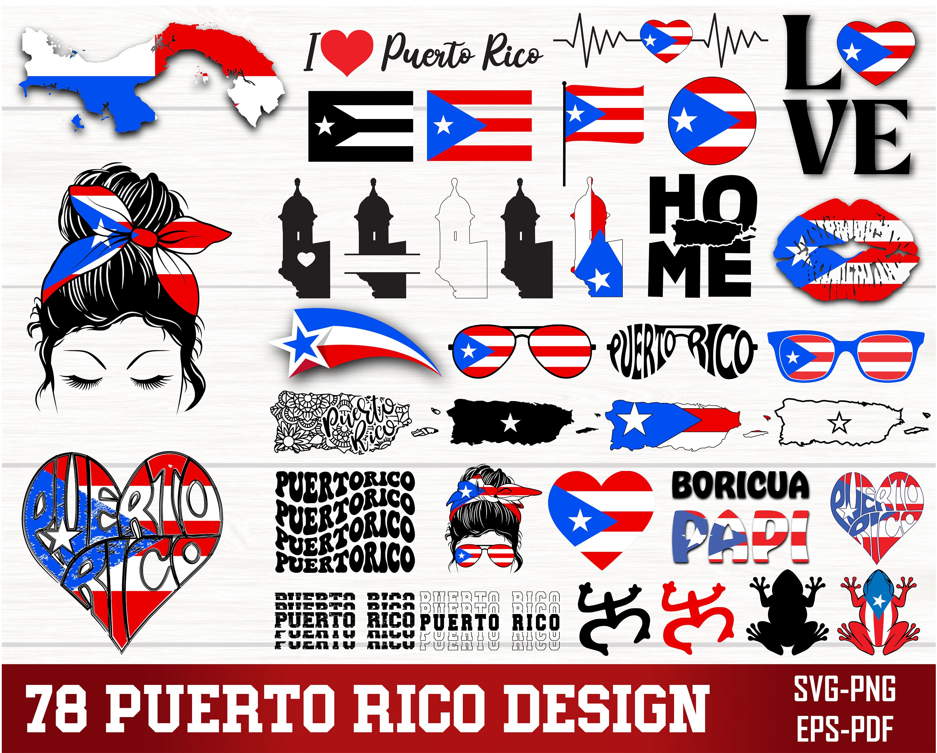 Puerto Rico Svg, Latina Svg, Cricut Svg, Puerto Rico Png, Puerto Rico Flag, Taino Frog Svg, Boricua Svg, Puerto Rico Frog svg