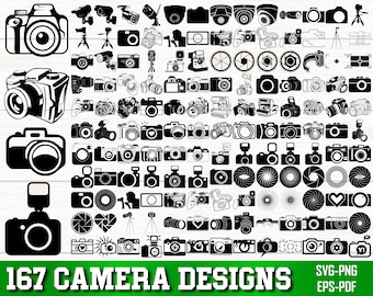 Camera Back Svg Camera SVG Bundle, Camera PNG Bundle, Camera Clipart, Camera Silhouette ...