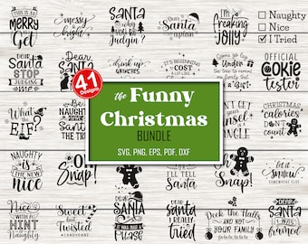 Funny Christmas Quotes SVG Bundle, Sarcastic Christmas svg, Funny Christmas SVG bundle, Christmas sign svg, Christmas Ornaments Svg