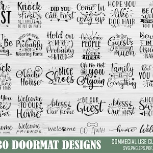Doormat svg bundle, Funny Doormat svg, Welcome Doormat svg, Front Door svg, Welcome Sign svg, funny doormats svg cut files for cricut