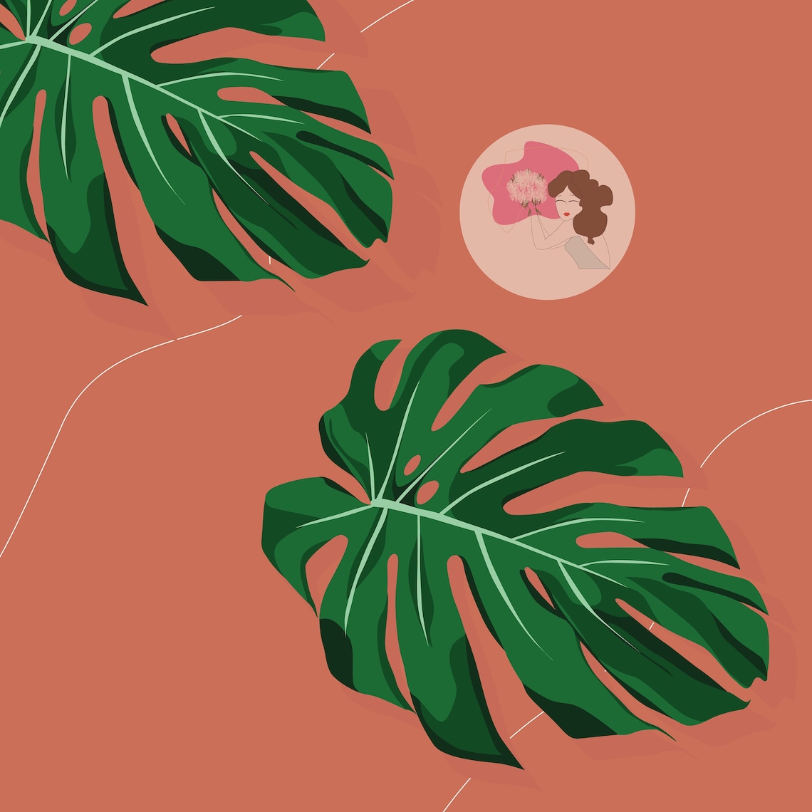 Monstera Wall Art / Monstera Plant Art / Monstera Deliciosa | Etsy