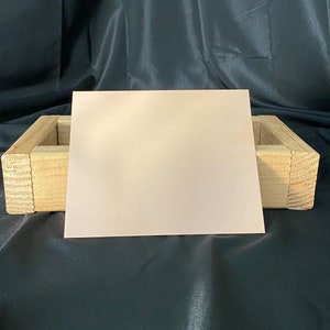 8&quot;x10&quot; Raw Copper Metal Sheet Made from 16oz copper (24 gauge)
