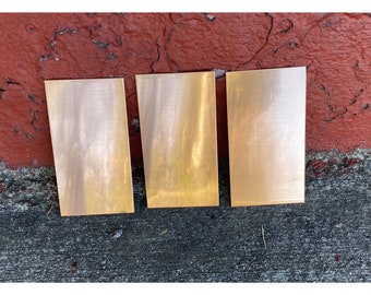 1.75"x3.5" Rectangular Copper Stamping Blanks (10 Pack)