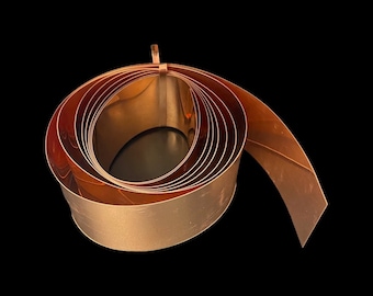 Raw Copper Flashing Strip, 10"x2.75"