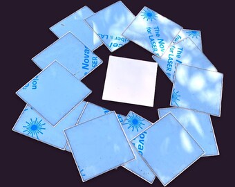 Blank Copper Squares 4"x4" 16oz Raw Unsealed Copper Wholesale Lot (40) Laser Film