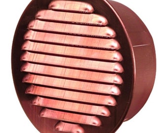 Large Round Soffit Vent With Screen (4 5/8" and 7 1/2")