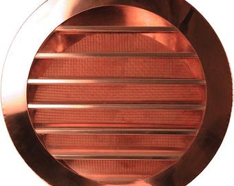 Copper Round Circle Louver Gable Wall Vent