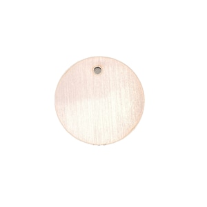 1.5&quot; Copper Circle Stamping Blanks (10/pack) Made From 16oz Copper (aprox 24 gauge)