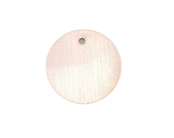1.5" Copper Circle Stamping Blanks (10/pack) Made From 16oz Copper (aprox 24 gauge)